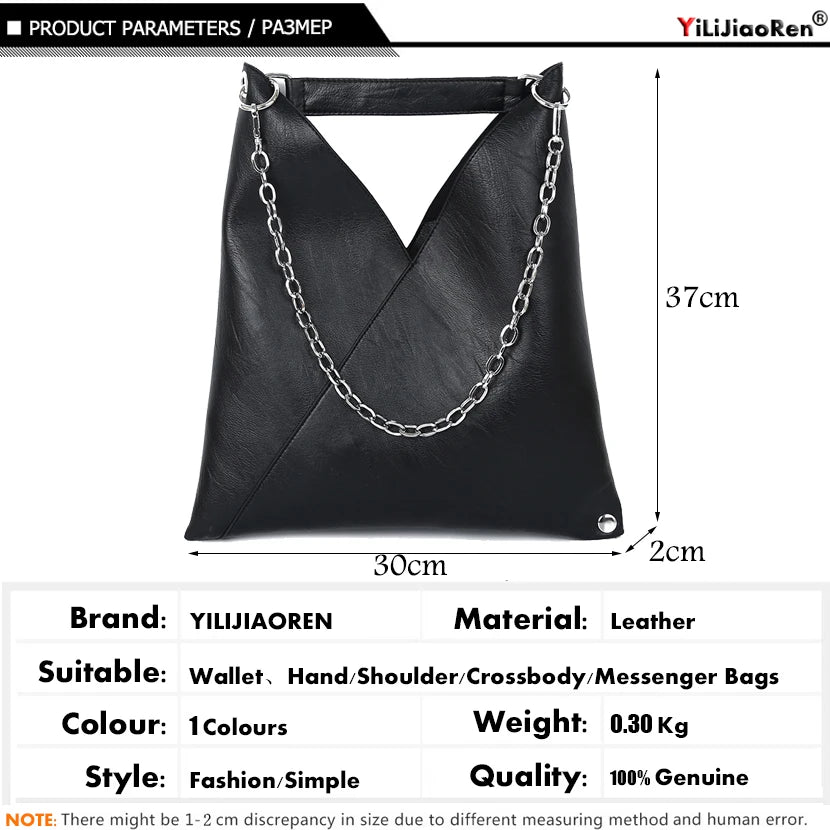 Fashion Leather Handbags For Women Luxury Handbags Women's Bags Designer Large Capacity Tote Bag Chain Shoulder Bags