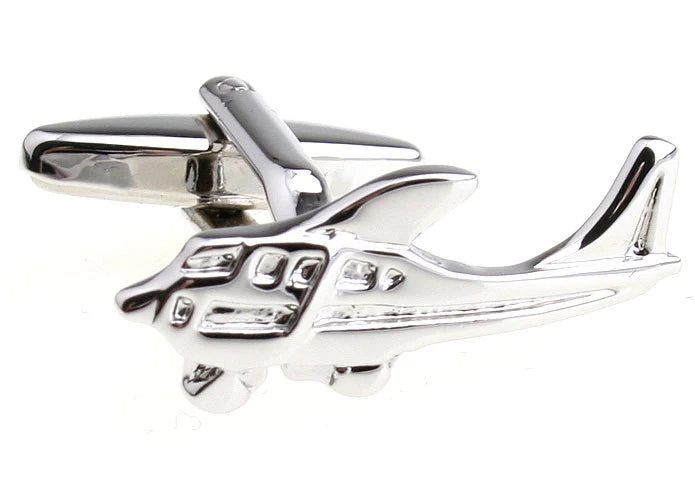 Lepton Fashion Plane Styling Cufflinks For Mens Hot Sale Real Tie Clip AirPlane Cuff links Plane Design Cufflinks for Men Gifts