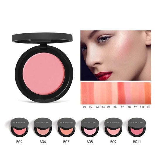 Blush Palette 16 Color  Nude Matte Blusher Bronzer Powder Palette Shimmer Face Blusher Palette Makeup Cosmetics