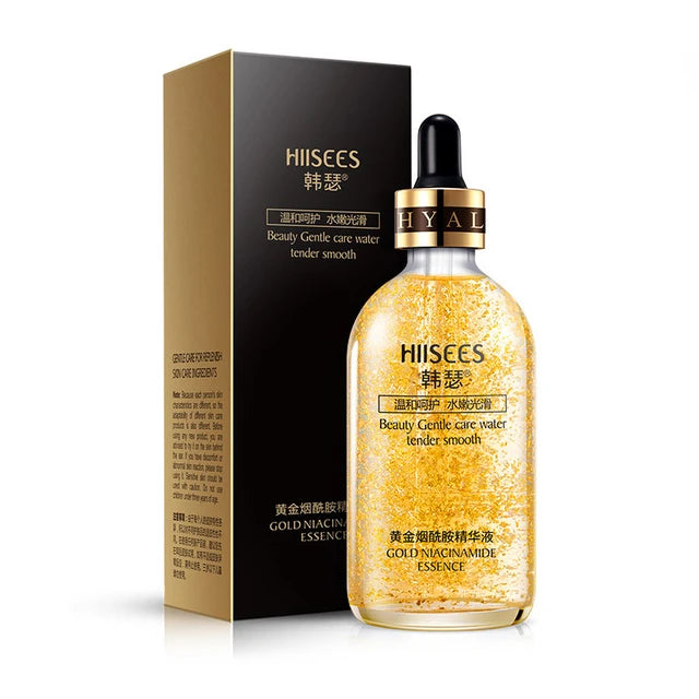 24K Gold Face Serum Hyaluronic Acid Acne Serum Moisturizer Essence Cream Whitening Day Creams Anti Aging Anti Wrinkle Skin Care