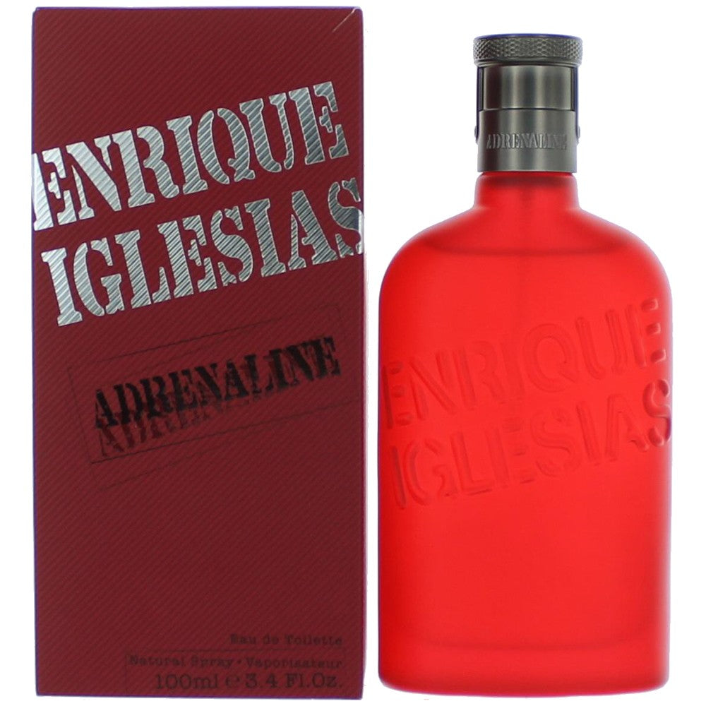 Adrenaline by Enrique Iglesias, 3.4 oz EDT Spray For Men